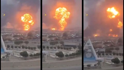 Hezbollah strikes trigger massive explosions at Israeli military-industrial site