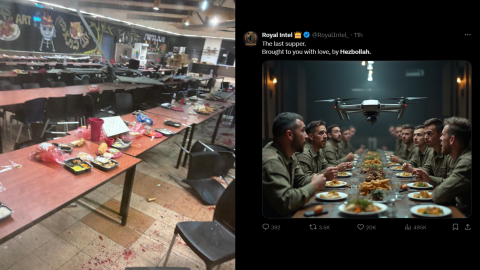 Hezbollah attack on Golani Brigade dinner compared to The Last Supper