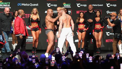 Viral video shows Mike Tyson slapping Jake Paul at weigh-in
