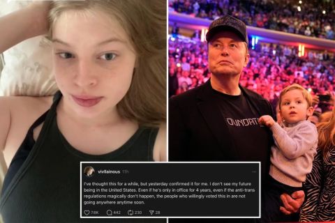 Elon Musk’s transgender daughter pledges to leave the US after Trump’s election win