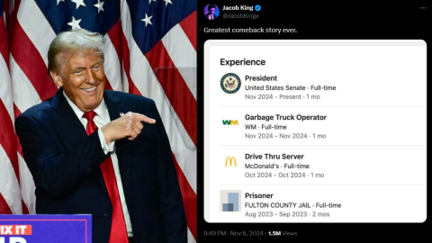 Trump LinkedIn resume meme breaks the internet