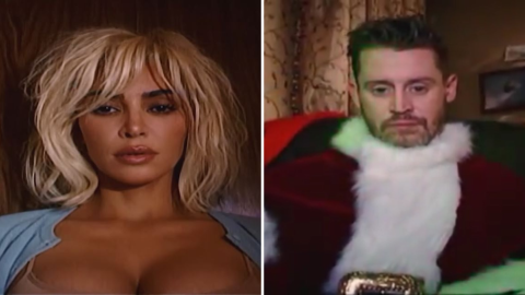 Kim Kardashian releases 'Santa Baby' music video, featuring Macaulay Culkin