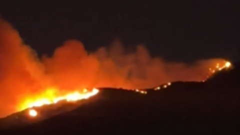 Video: Hollywood Hills in flames amid LA fire, 5 dead