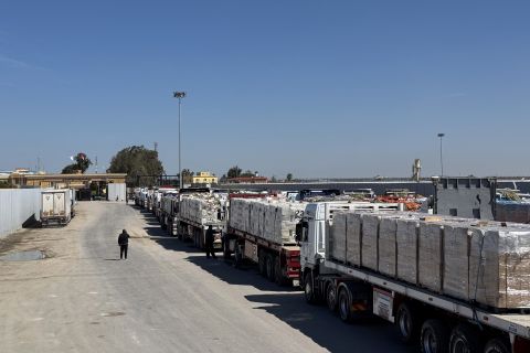 Under pressure, Israel restarts humanitarian deliveries to Gaza