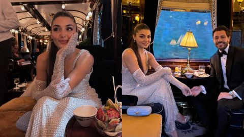 Hakan Sabancı and Hande Erçel Lavish £123K Train Trip—Did They Get Engaged?