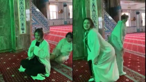 Outrage in Turkey after women in imam robes twerk inside mosque