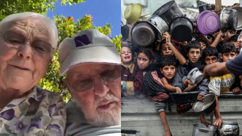 Video: Elderly couple skip daily meal for Gaza