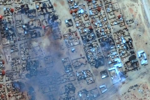 Satellite Images show 'pools of blood' in Al Fashir as 450 killed inside a hospital