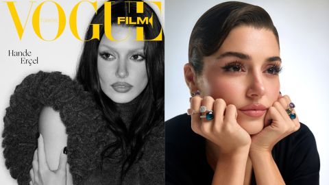 Hande Erçel shines in 2025 as pale blonde eyebrows spark global buzz