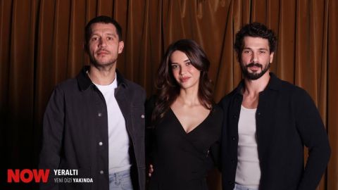 First look at Yeraltı stars Deniz Can Aktaş, Uraz Kaygılaroğlu, Devrim Özkan