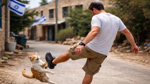 فيديو: موجة غضب بعد ركل القطط في إسرائيل