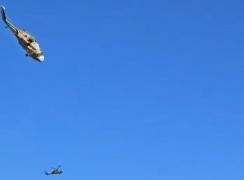 Israeli military helicopter crashes in the West Bank