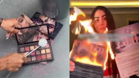 Video: Iranian women destroy Huda Beauty makeup after pro-regime post