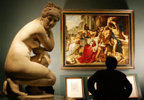 'Massacre of the Innocents': Epstein ordered painting featuring babies killed