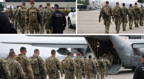 فيديو: لقطات متداولة لجنود أمريكيين أثناء مغادرتهم بيروت
