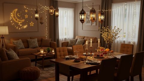 أفكار لتزيين طاولة سفرة رمضان 2026 بأسلوب أنيق
