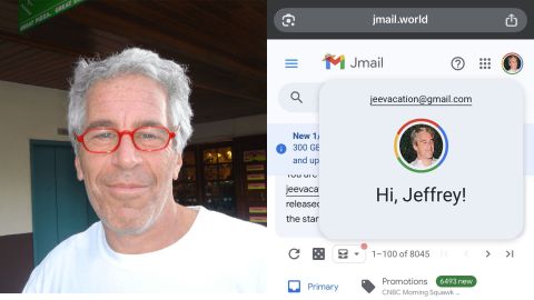 Jmail: Developer creates replica of Epstein's Gmail account