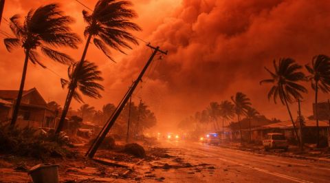 سماء أستراليا تثير الذعر وتكتسي باللون الأحمر