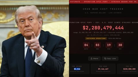 Over $2 billion: Website tracks real-time costs of Trump's Operation Epic Fury on Iran
