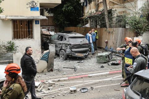 Major blasts shake Tel Aviv as Iran launches missile barrage