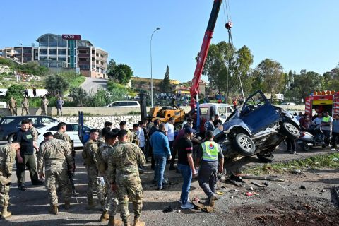 Massive Israeli strikes hit southern Lebanon ahead of US-backed talks in Washington