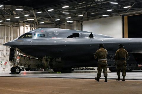 Mysterious B-2 bomber video posted by Trump aide sparks speculation