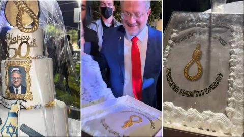 Greater Israel map, nooses: Ben-Gvir's birthday cake sparks controversy