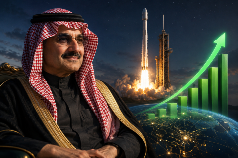 الوليد بن طلال يربح 7 مليارات فور استثماره في سبيس إكس