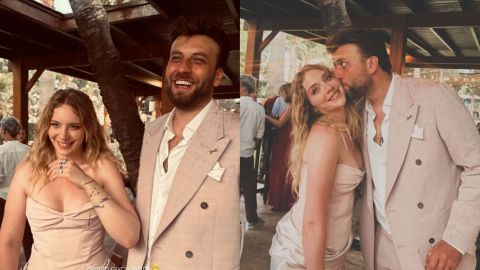Hayal Köseoğlu and Nezir Çınarlı celebrate engagement after meeting on set