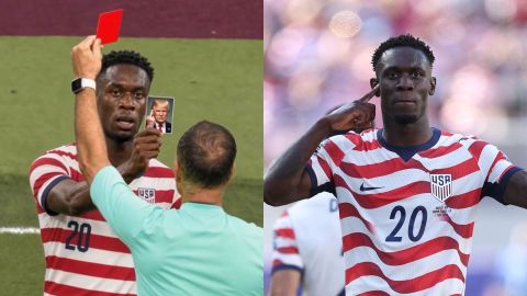 Balogun pulls out his Trump card: World Cup meme goes viral following red card overturn