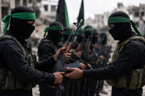 نزع السلاح.. حماس توزع بنادق على عناصرها تحت غطاء السلاح الشخصي