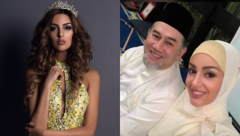 تصغره بـ24 عامًا.. ملك ماليزيا يتزوج ملكة جمال روسيا! (صور)