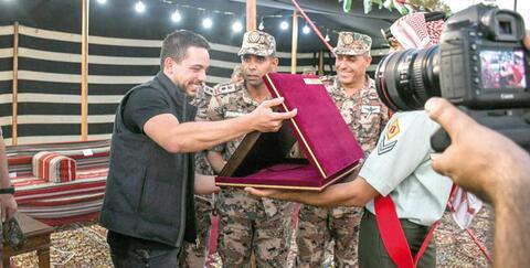 Jordan Crown Prince Celebrates 24th Birthday with 'Mother Unit' Battalion