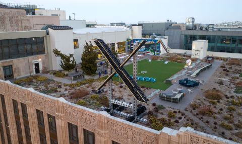 Musk removed X on San Francisco company rooftop