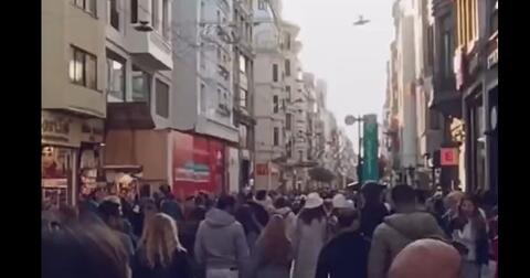 بالفيديو.. لحظة وقوع انفجار اسطنبول