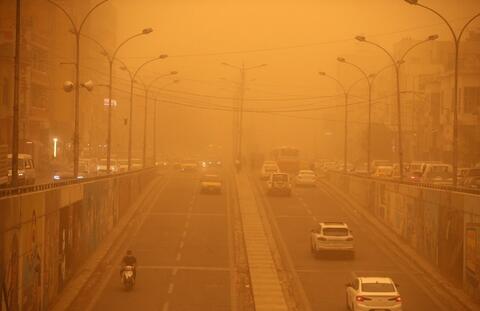 تعليق الرحلات بمطاري بغداد والنجف لسوء الأحوال الجوية