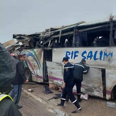 11 قتيلا في انقلاب حافلة ركاب بالمغرب