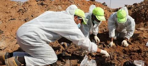 انتشال 35 جثة مجهولة جديدة من مكب القمامة في ترهونة الليبية