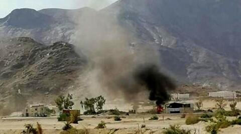 قتلى بصاروخ حوثي استهدف اجتماعا لقيادات يمنية في شبوة