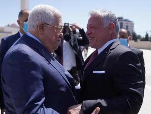 الملك عبدالله الثاني من رام الله: نحن والفلسطينيون في نفس الخندق