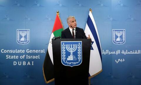 بعد السفارة.. لابيد يفتتح القنصلية الإسرائيلية في إمارة دبي