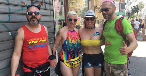 The Tel Aviv Gay Pride Parade is in Full Color 