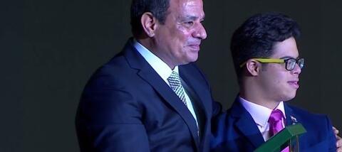 A Down Syndrome: Egyptian Swimmer Chosen UN Spokesman 