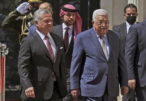 Jordan's King Makes Rare West Bank Trip to Meet Abbas (AFP)