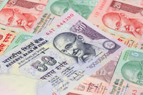 Indian Rupee Rises Amid A Drop In Daily COVID Cases